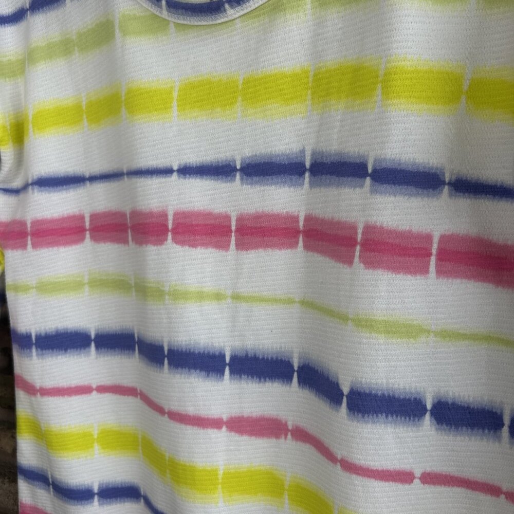 T By Talbots Colorful Variegated Stripe 3/4 Sleev… - image 7